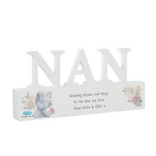 Personalised Me to You Bear Wooden Nan Ornament Image Preview